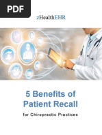 5 Benefits of Patient Recall For Chiropractic Practices