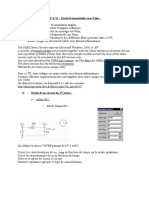 TP N 11 Etude Frequentielle Et Temporelle Avec Psim A