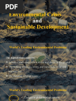 Environmental Crisis and Sustainable Development