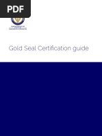 Gold Seal Certification Guide