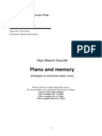 Piano and Memory. Strategies To Memorize Piano Music