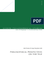 (Lisbon Philosophical Studies - Uses of Languages in Interdisciplinary Fields) Joao Fonseca, Jorge Goncalves (Eds.) - Philosophical Perspectives On The Self-Peter Lang AG (2015)