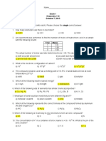 Exam 1 Chemistry 112 October 7, 2013