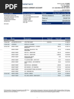 Statement: Business Current Account