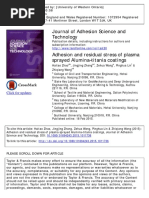 Journal of Adhesion Science and Technology: Click For Updates