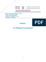 A. EL HIRI - Support N°3 - Politiques Économiques - SEG - Parcours Economie Et Gestion - Chapitre I - Sections III