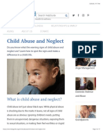 Child Abuse and Neglect