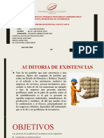 Auditoria de Existencia