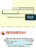 Bab 5.1 (PPH 23) - Peng - Modal, Jasa