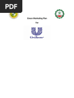 Green Marketing Plan For