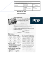 Guía 4 Matemáticas Decimales