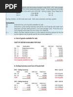 W5. Ex2 - Inventories. Periodic - FIFO, LIFO, and Average-Cost With Analysis