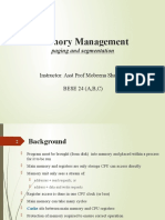 Memory Management: Paging and Segmentation
