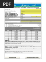 UBL AMEEN DRIVE (Diminishing Musharakah) - Tentative Payment Schedule