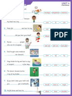 Read and Choose.: Bandage Temperature Medicine