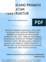 Merancang Promosi Kesehatan Terstruktur