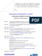 Programme Legal Conference 2011