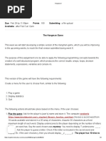 Hangman I: Submit Assignment