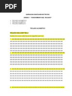 Ejercicios Digitación de Textos Unidad 1 "Conocimiento Del Teclado"