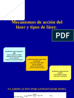 Mecanismos de Acción Del Láser y Tipos