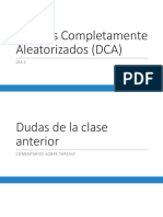 Diseños Completamente Aleatorizados