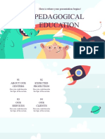 Cartoon Style Education PowerPoint Templates