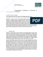 Destructive and Nondestructive Evaluation of Corrosion of Reinforcing Bars in Concrete