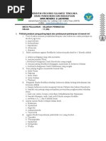 SOAL ULSEm SEJARAH PEMINATAN KLS 11