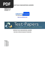 Microsoft 98-361 Exam Questions & Answers: Number: 98-361 Passing Score: 800 Time Limit: 120 Min File Version: 45.5