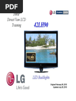 LG 42LH90 LED LCD TV Presentation Training Manual