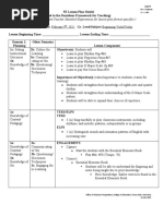 Week 4 Lesson Plan