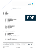 Regulation IO-11.0 EHS Lifting Equipment Protocol Rev. 00 Jan18