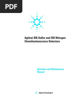 355 Sulfur and 255 Nitrogen Chemiluminescence Detectors Operation and Maintenance Manual