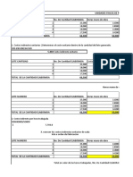 Costos Por Lote de Produccion