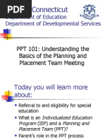 Department of Education Department of Developmental Services