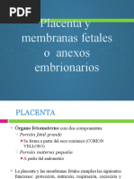 Placenta y Membranas Fetales