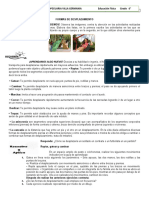 Taller # 2 Ed. Fisica 6° Formas de Desplazamiento