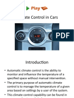 Climate Control in Cars