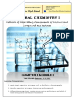 General Chemistry I: Senior High School