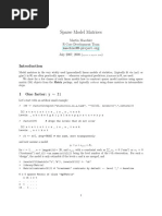 Sparse Model Matrices: Martin Maechler R Core Development Team July 2007, 2008