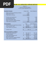 Problem 18-29 (Weighted-Average Method) : Quantity Schedule