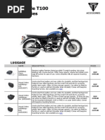 Bonneville T100 Accessories: Luggage