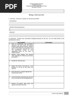 Moving A Client Up in Bed Procedure Checklist