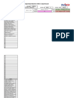 Work Immersion: Input Data Sheet For SHS E-Class Record