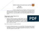 FAR EASTERN UNIVERSITY-Institute of Accounts Business and Finance LAW 1301 Assignment 3 Problem