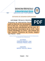 Informe Tecnico-Profesional