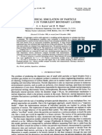 A Numerical Simulation of Particle Deposition in Turbulent Boundary Layers - Kallio and Reeks