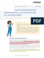 Promovemos La Participación Democrática y La Convivencia en La Diversidad