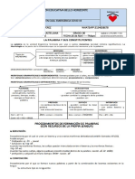 Guia 3 La Palabra y Sus Elementos Constituyentes