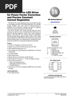 NCL30170 Direct AC Drive LED Driver For Power Factor Correction and Precise Constant Current Regulation